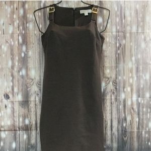 Michael Kors Brown Buckle Dress